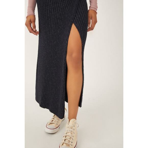 Free People Better Days Midi Skirt - Size XS - Gray - Picture 2 of 9